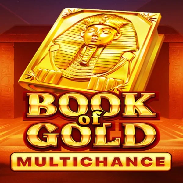 Book of Gold Multichance logo by Playson Wbetz Casino