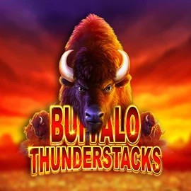 Buffalo Thunderstacks online game logo by Amatic Industries on wbetzcasino.eu