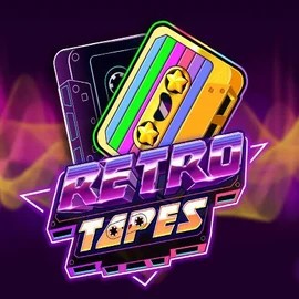 Retro Tapes slot logo by Push Gaming at Wbetz CasinoRetro Tapes