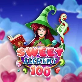 Sweet Alchemy 100 slot logo by Play'n GO at Wbetz Casino